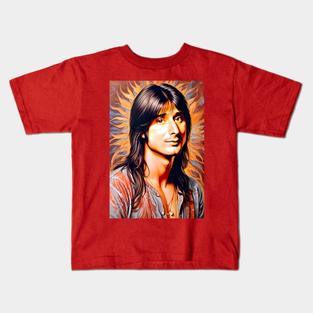 Steve Perry Kids T-Shirt by Sobalvarro